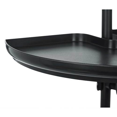 Gator Frameworks Microphone Stand Accessory Tray With Drink Holder Black Gator Frameworks Microphone Stand Accessory Tray With Drink Holder Black