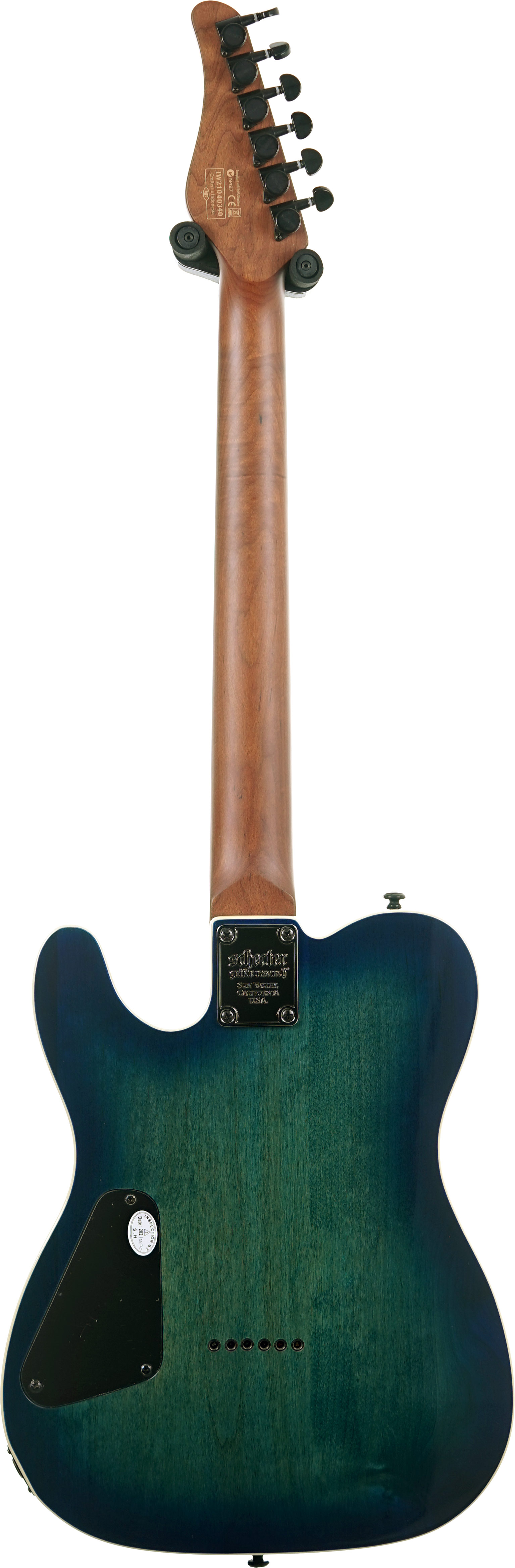 Schecter PT Pro Maple Trans Blue Burst