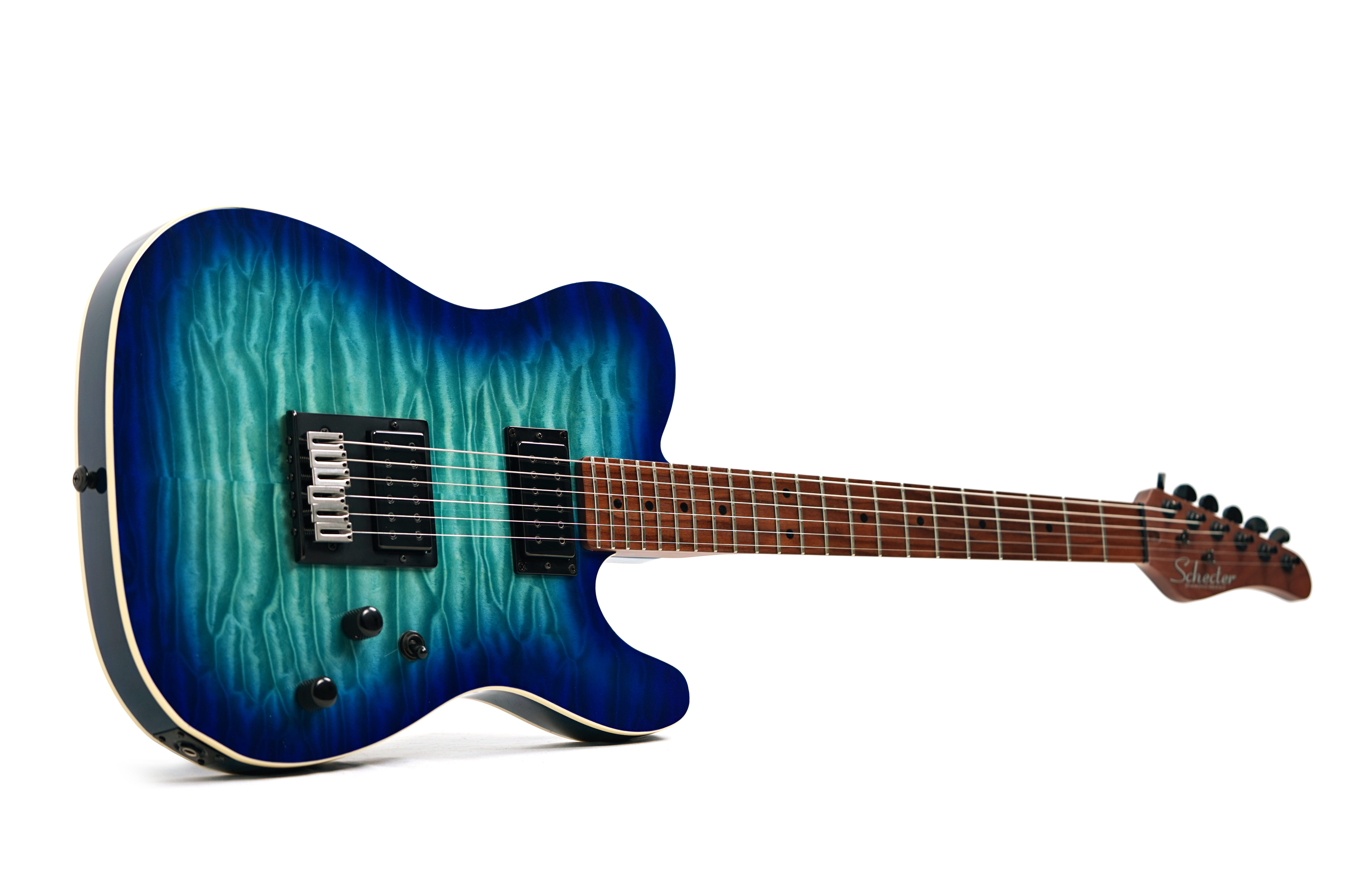 Schecter PT Pro Maple Trans Blue Burst
