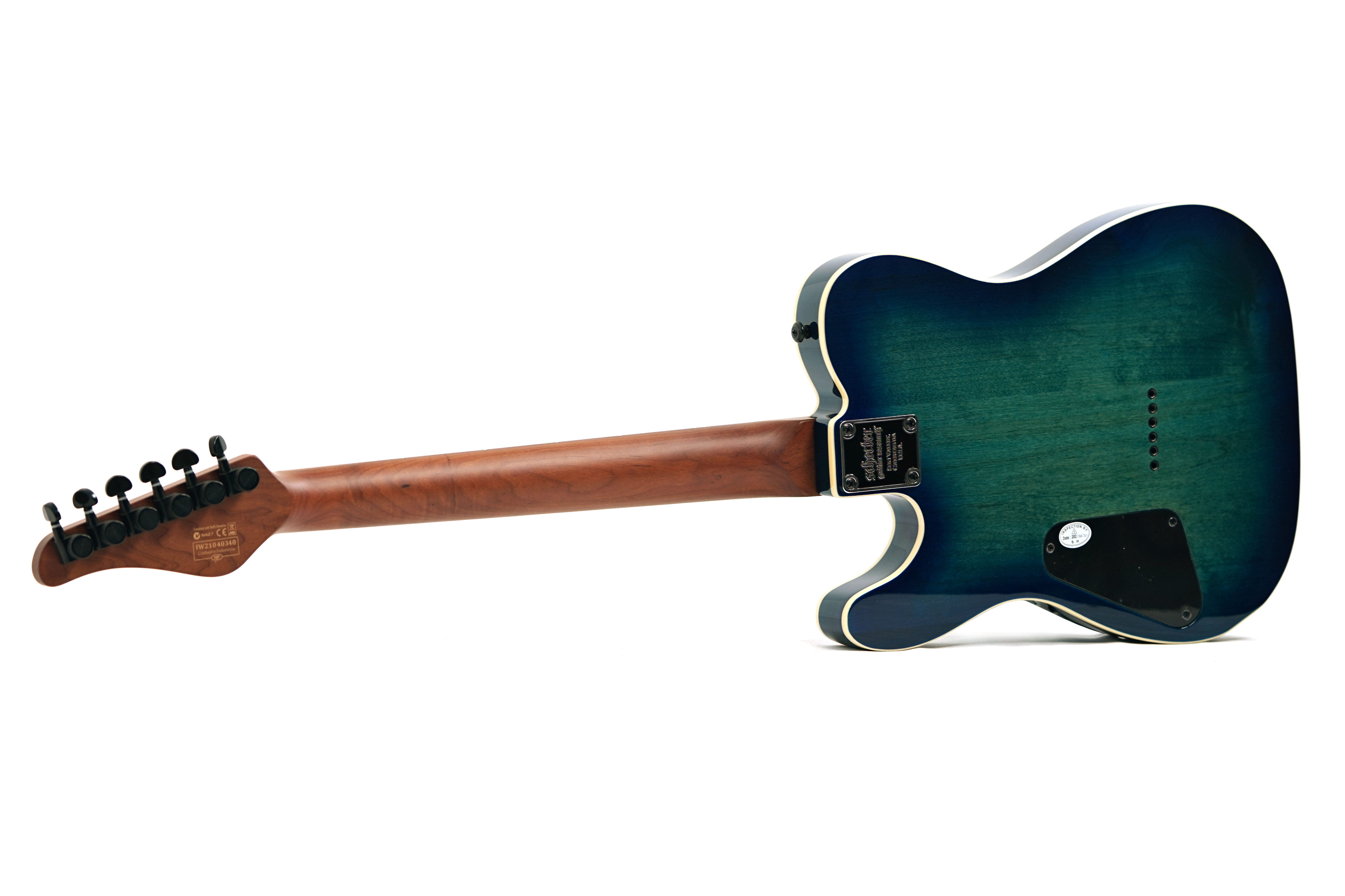 Schecter PT Pro Maple Trans Blue Burst
