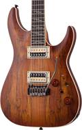 Schecter C-1 Exotic Spalted Maple Satin Natural Vintage Burst
