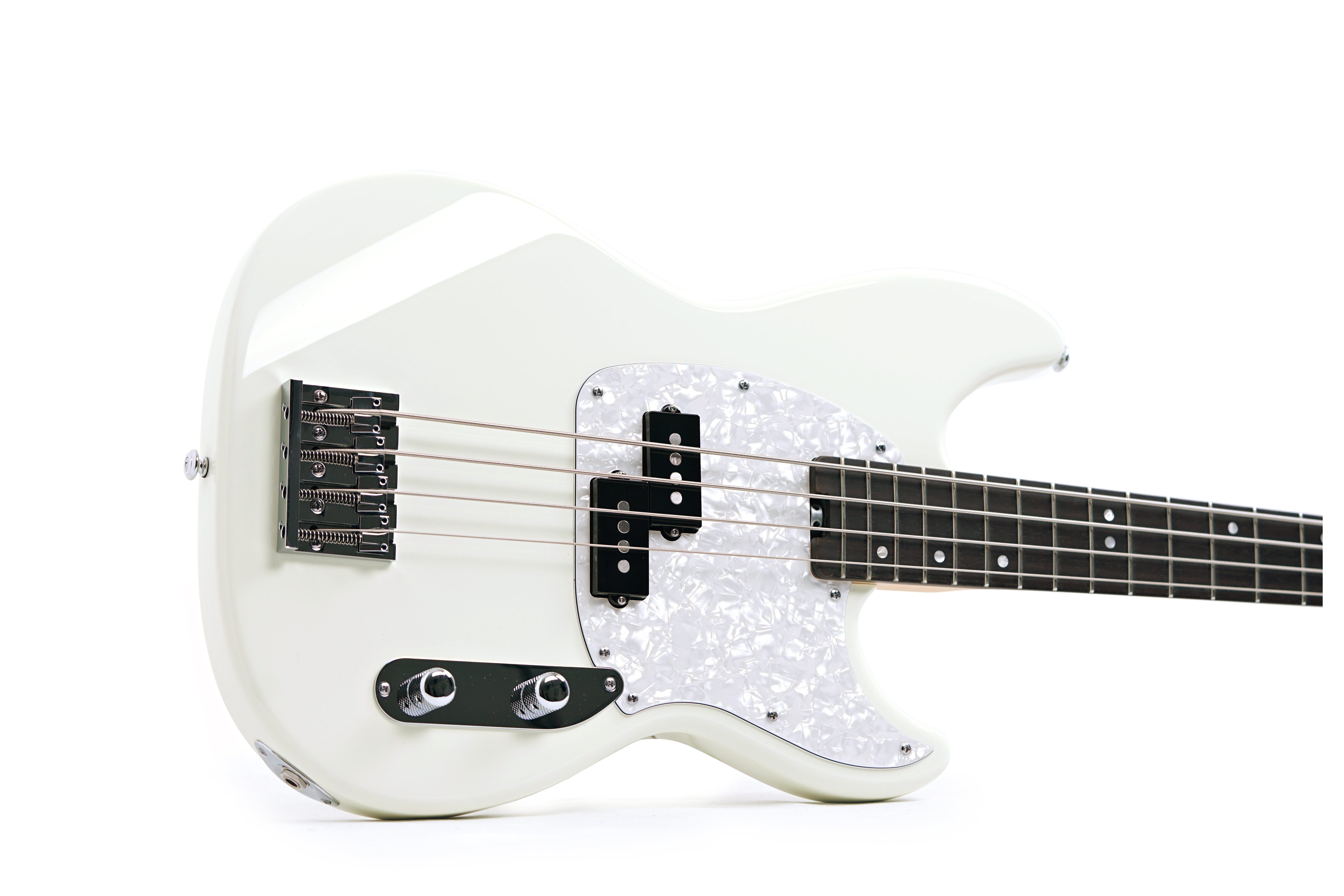 Schecter Banshee Bass Olympic White