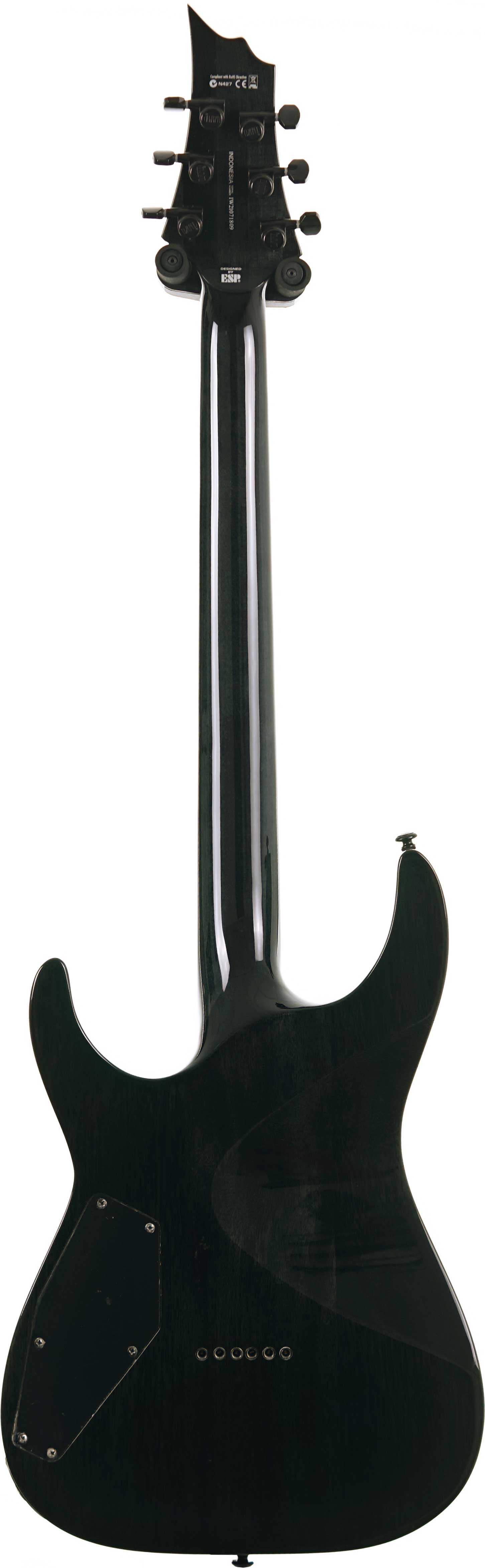 ESP LTD H-1001 QM See Thru Black (Ex-Demo) #IW21071809