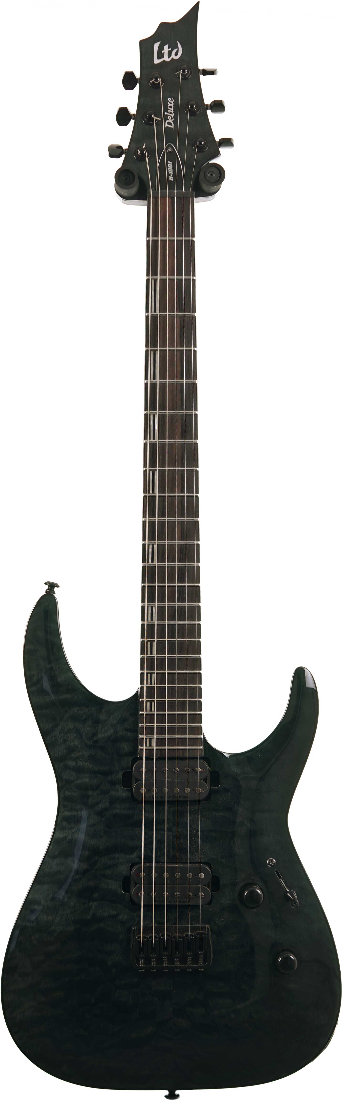 ESP LTD H-1001 QM See Thru Black (Ex-Demo) #IW21071809