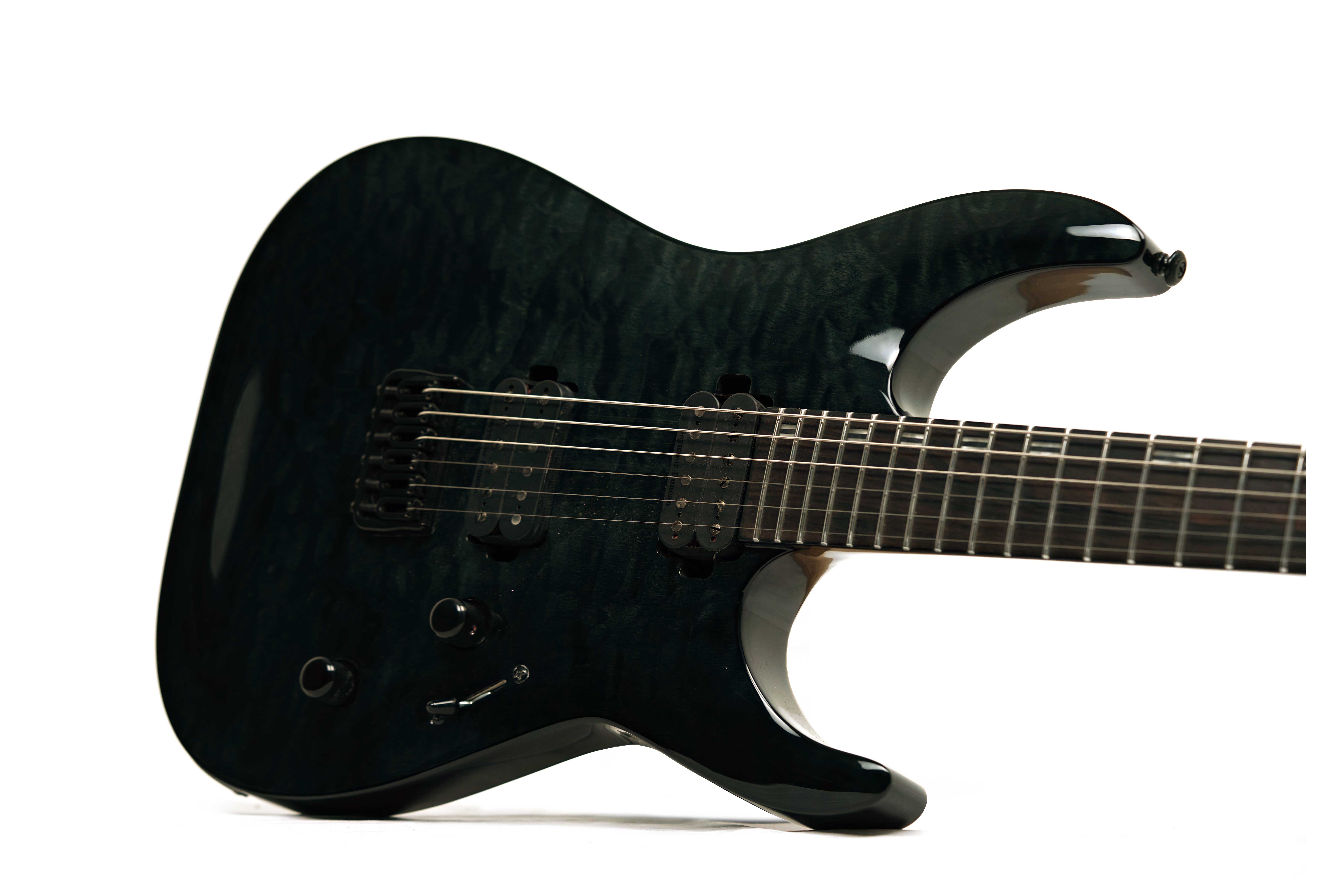 ESP LTD H-1001 QM See Thru Black (Ex-Demo) #IW21071809