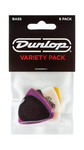 Dunlop Variety Player Pack 6 Bass Plectrums 