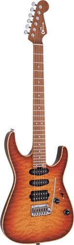 Charvel USA Select DK24 HSS 2PT CM QM Autumn Glow Charvel USA Select DK24 HSS 2PT CM QM Autumn Glow
