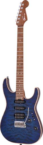 Charvel USA Select DK24 HSS 2PT CM QM Blue Burst Charvel USA Select DK24 HSS 2PT CM QM Blue Burst