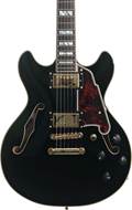 D'Angelico Excel Mini DC Stop-Bar Black (Ex-Demo) #W2400514