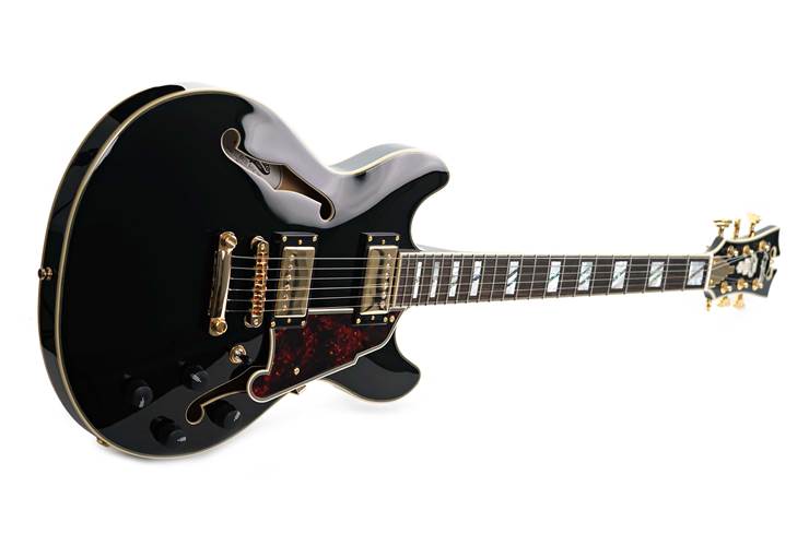 D'Angelico Excel Mini DC Stop-Bar Black (Ex-Demo) #W2400514 D'Angelico Excel Mini DC Stop-Bar Black (Ex-Demo) #W2400514