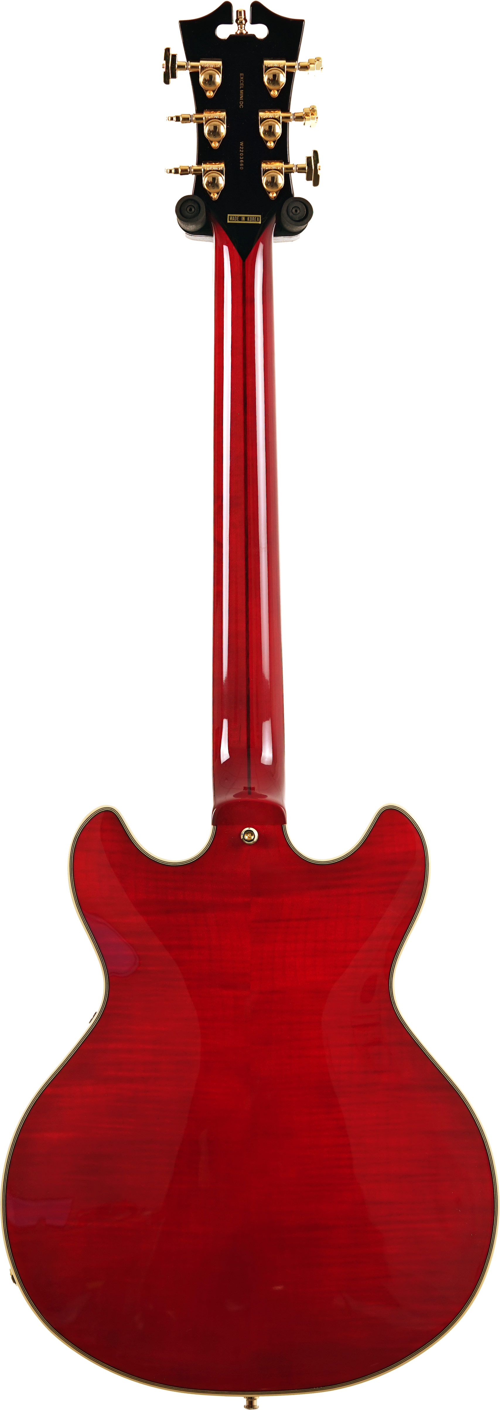 D'Angelico Excel Mini DC Stop-Bar Trans Cherry (Nearly New) #W2203660