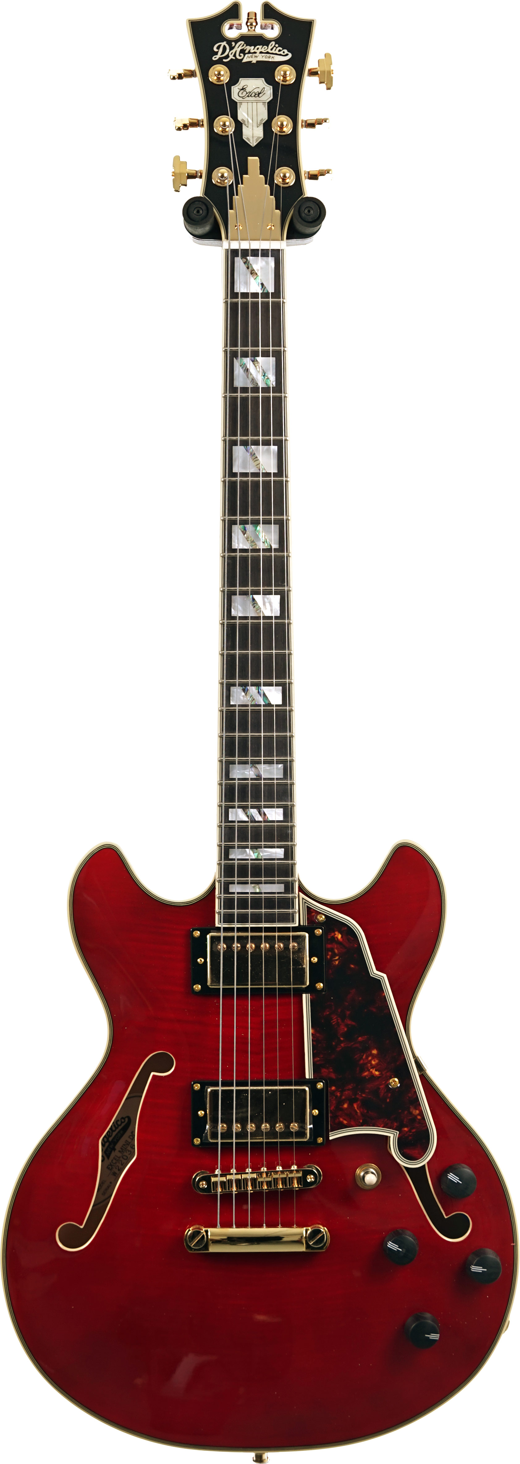 D'Angelico Excel Mini DC Stop-Bar Trans Cherry (Nearly New) #W2203660
