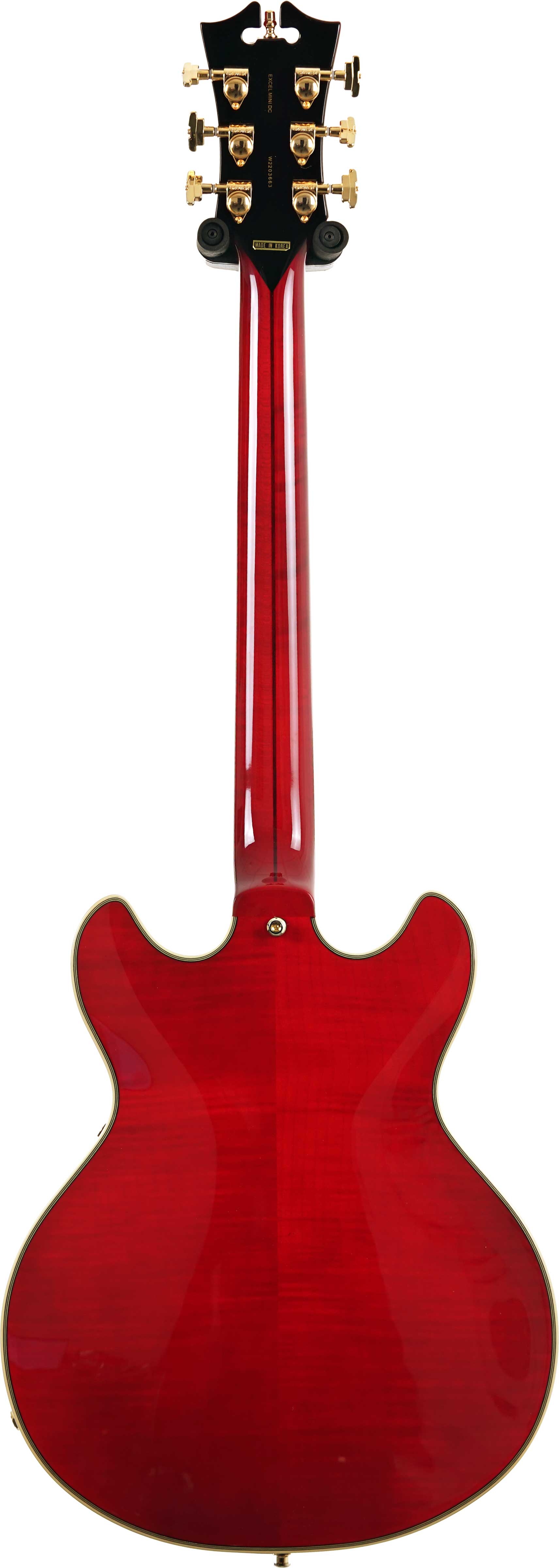 D'Angelico Excel Mini DC Stop-Bar Trans Cherry (Nearly New) #W2203663