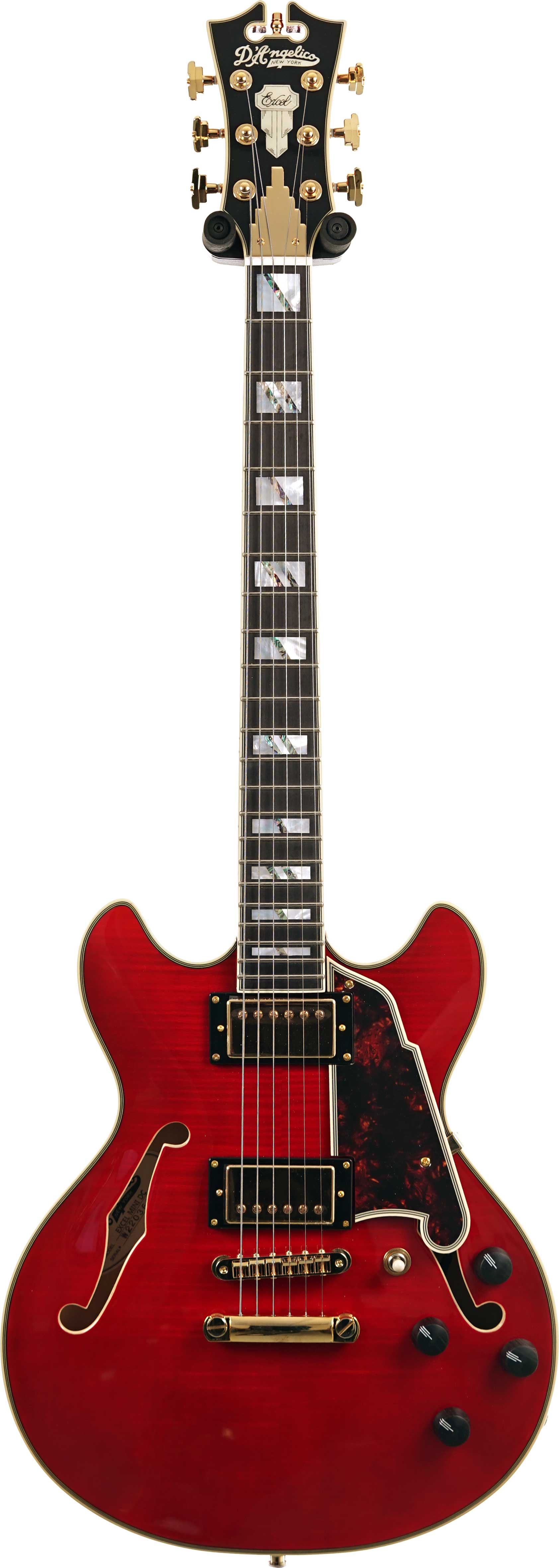 D'Angelico Excel Mini DC Stop-Bar Trans Cherry (Nearly New) #W2203663