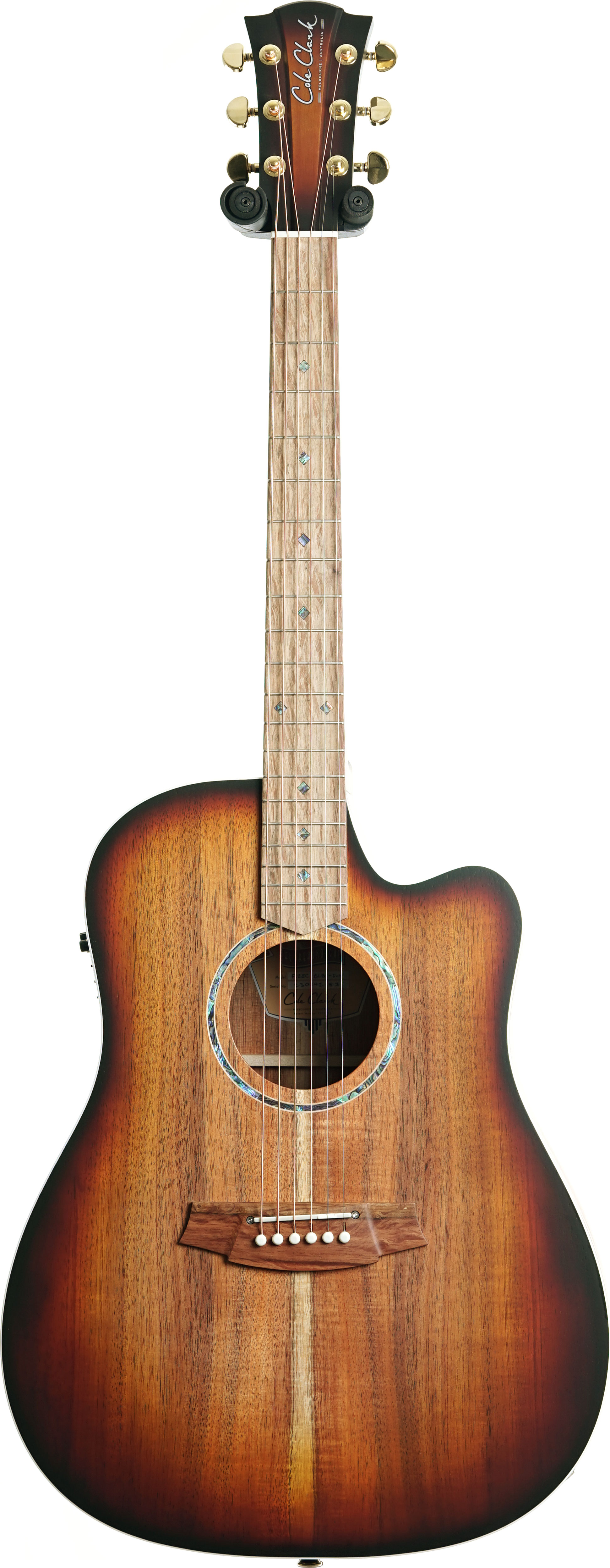 Cole Clark Fat Lady 2 EC Sunburst Blackwood/Blackwood #2308-42183