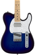 G&L USA Fullerton Deluxe ASAT Classic Bluesboy Blueburst Maple Fingerboard