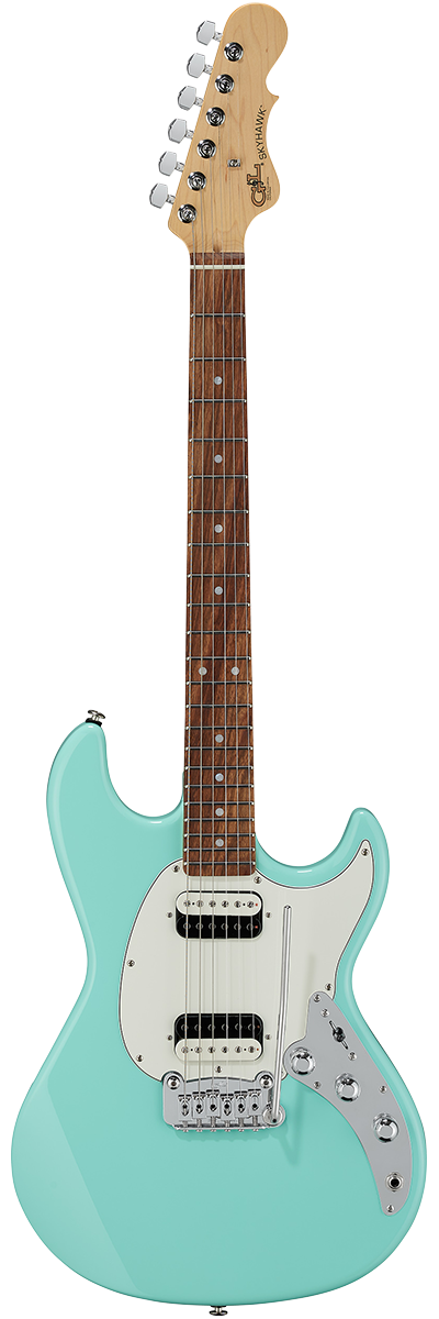 G&L USA Fullerton Deluxe Skyhawk HH Surf Green Rosewood Fingerboard