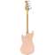 Fender FSR Mustang Bass PJ Maple Fingerboard Shell Pink Back View