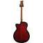 PRS SE Limited Edition A50E Angelus Fire Red Flame Maple Back and Sides (Ex-Demo) #E03816 Back View