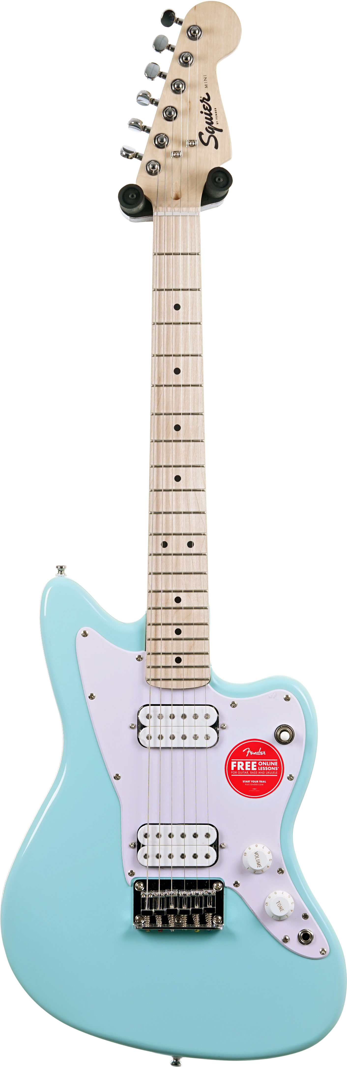 Squier Mini Jazzmaster Daphne Blue (Ex-Demo) #ICSH25007441