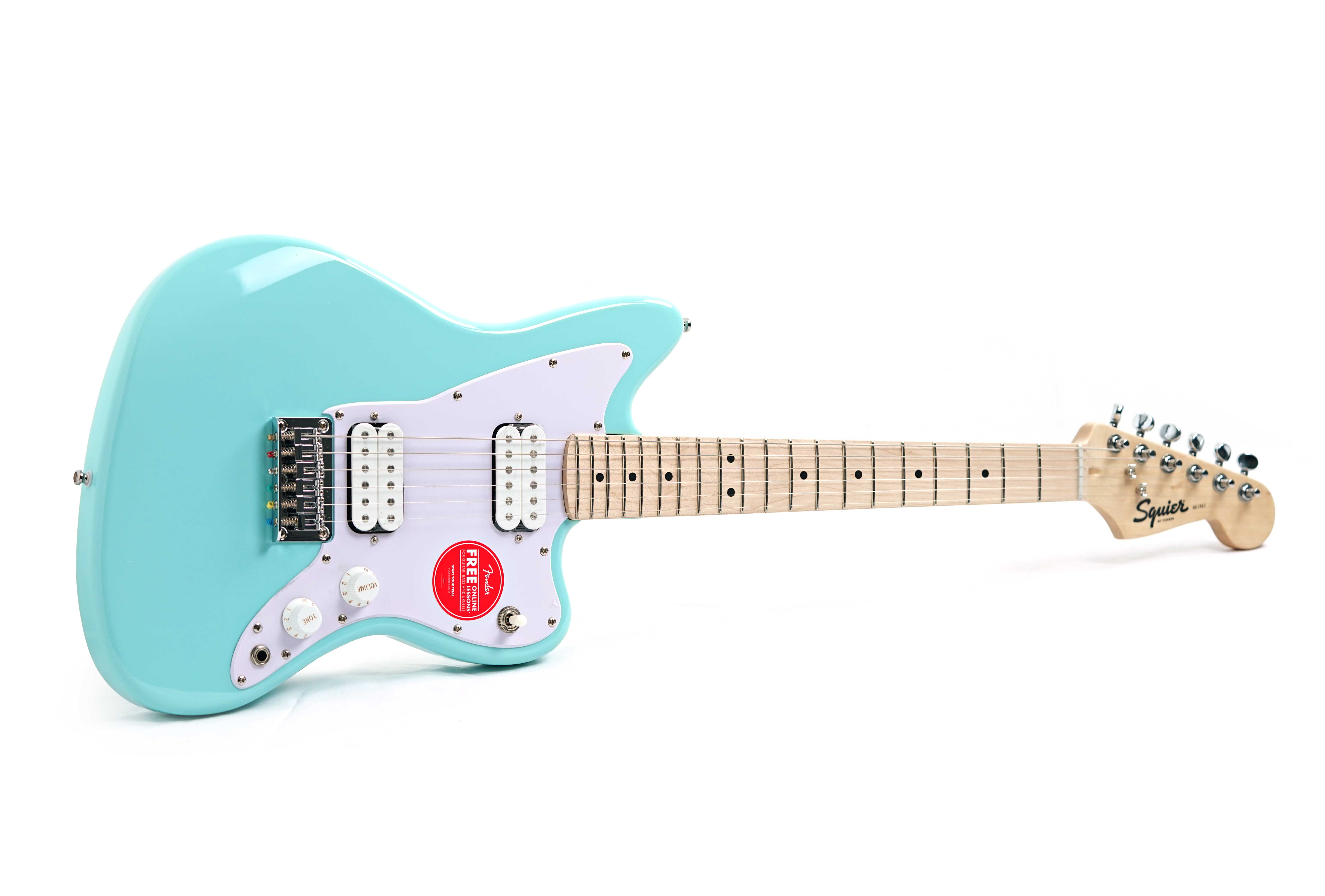 Squier Mini Jazzmaster Daphne Blue (Ex-Demo) #ICSH25007441
