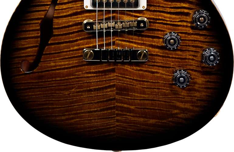 PRS Limited Edition McCarty Singlecut 594 Semi Hollow Black Gold Smokeburst 10 Top (Ex-Demo) #200293900 PRS Limited Edition McCarty Singlecut 594 Semi Hollow Black Gold Smokeburst 10 Top (Ex-Demo) #200293900