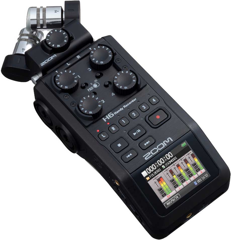 Zoom H6 Black Handy Recorder