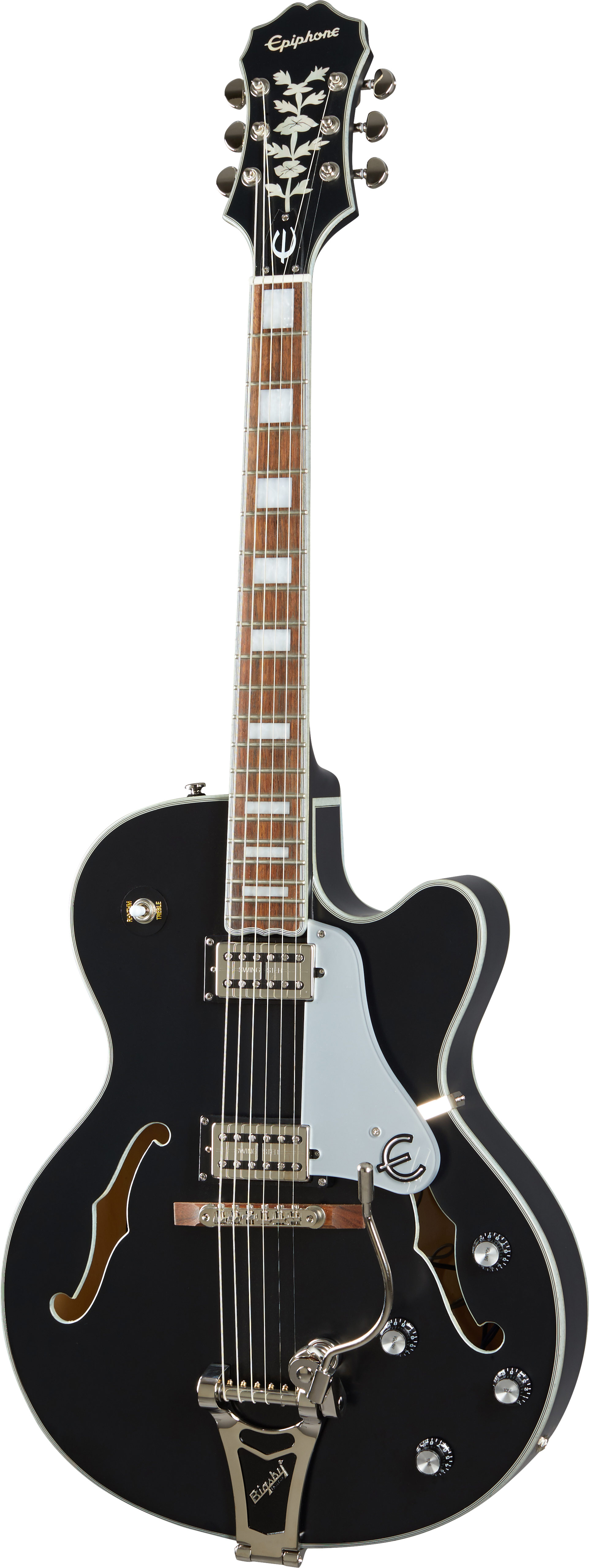 Epiphone Emperor Swingster Black Aged Gloss | guitarguitar