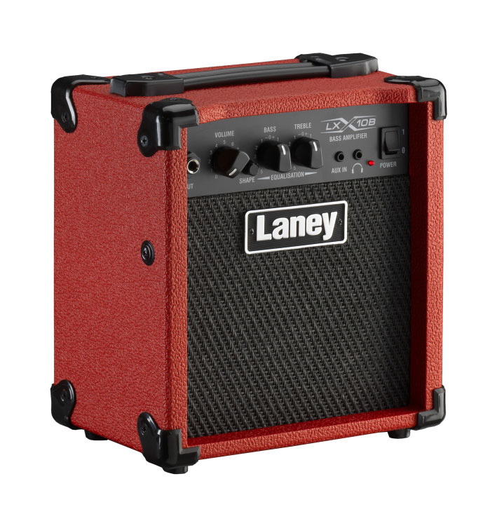 Laney LX10B 10W Bass Combo Practice Amp Red