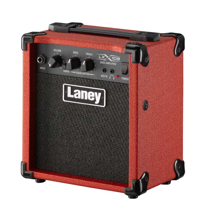 Laney LX10B 10W Bass Combo Practice Amp Red