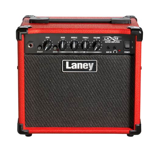 Laney LX15 15W Guitar Combo Practice Amp Red