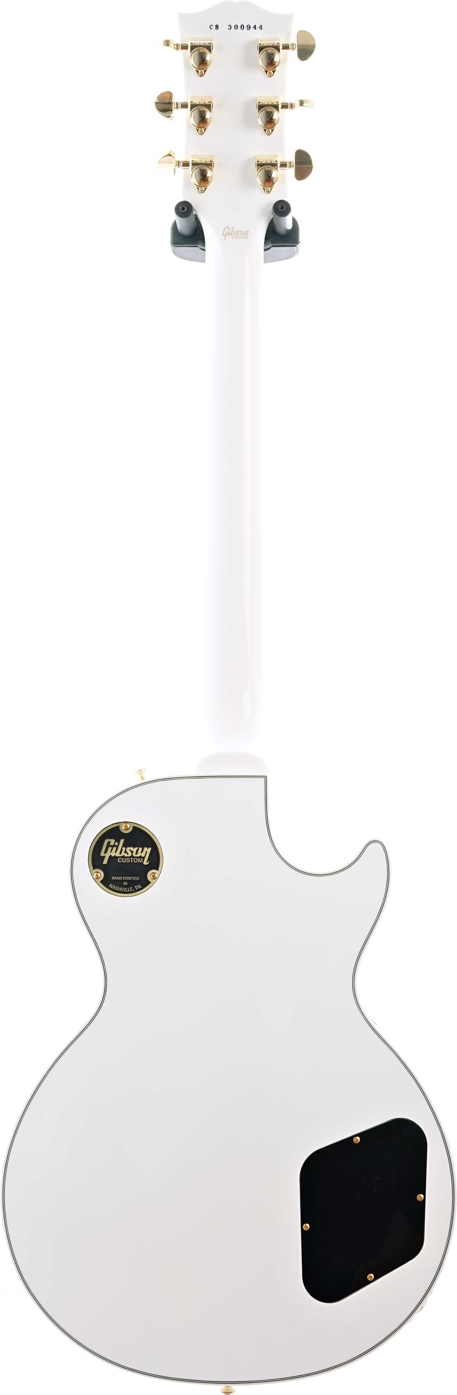 Gibson Custom Shop Les Paul Custom Alpine White Ebony Fingerboard Gloss Left Handed