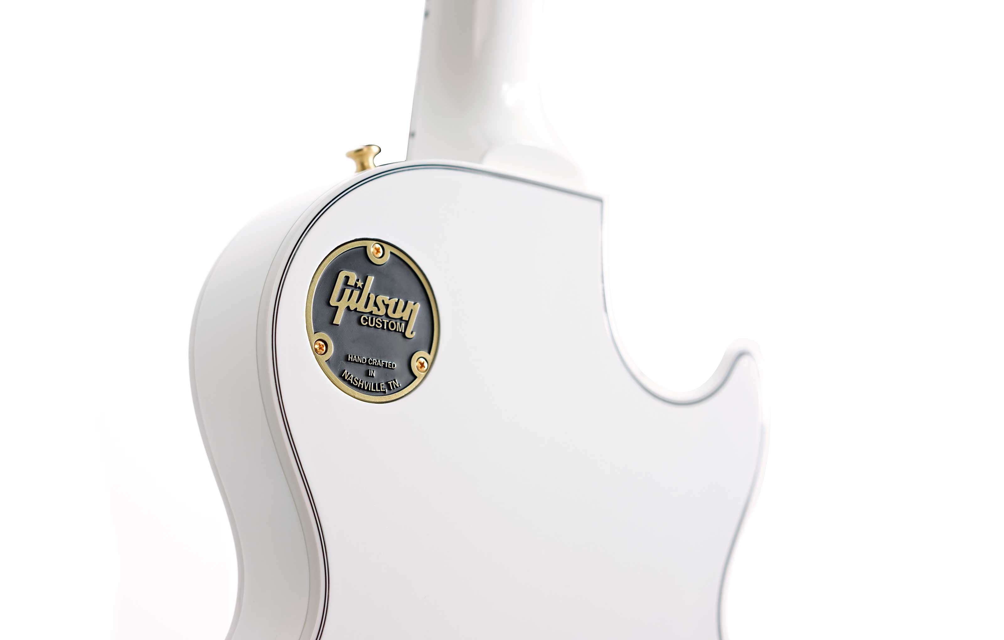 Gibson Custom Shop Les Paul Custom Alpine White Ebony Fingerboard Gloss Left Handed