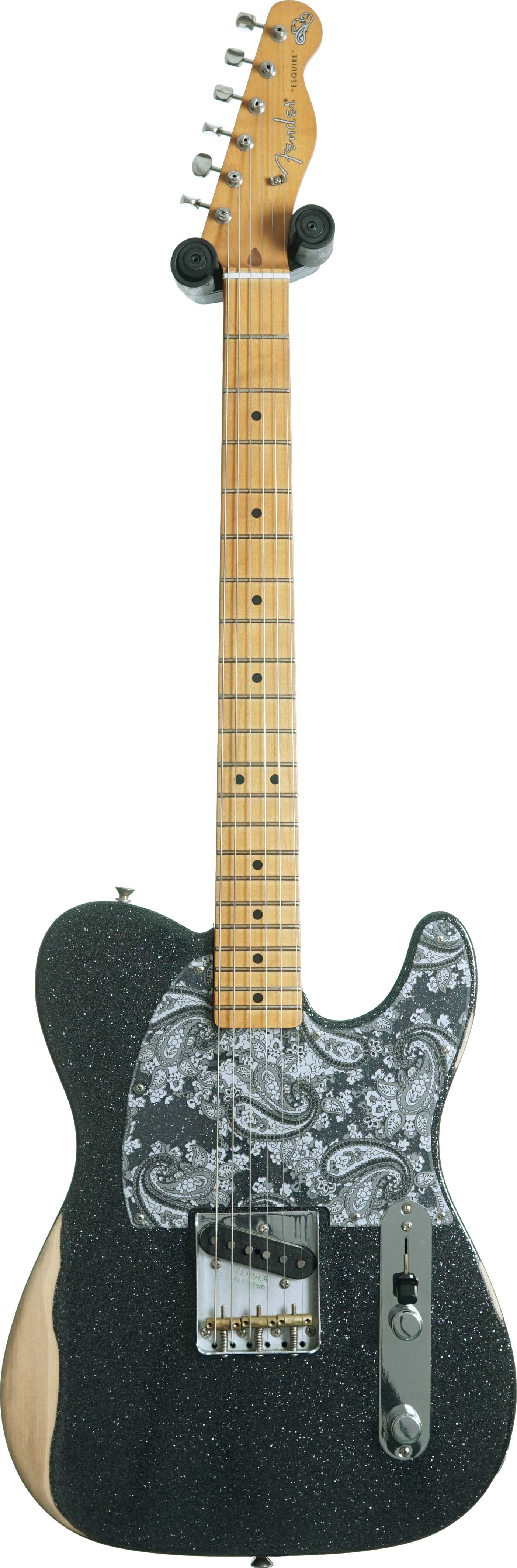 Fender Brad Paisley Esquire Black Sparkle Maple Fingerboard (Ex-Demo) #MX21537083