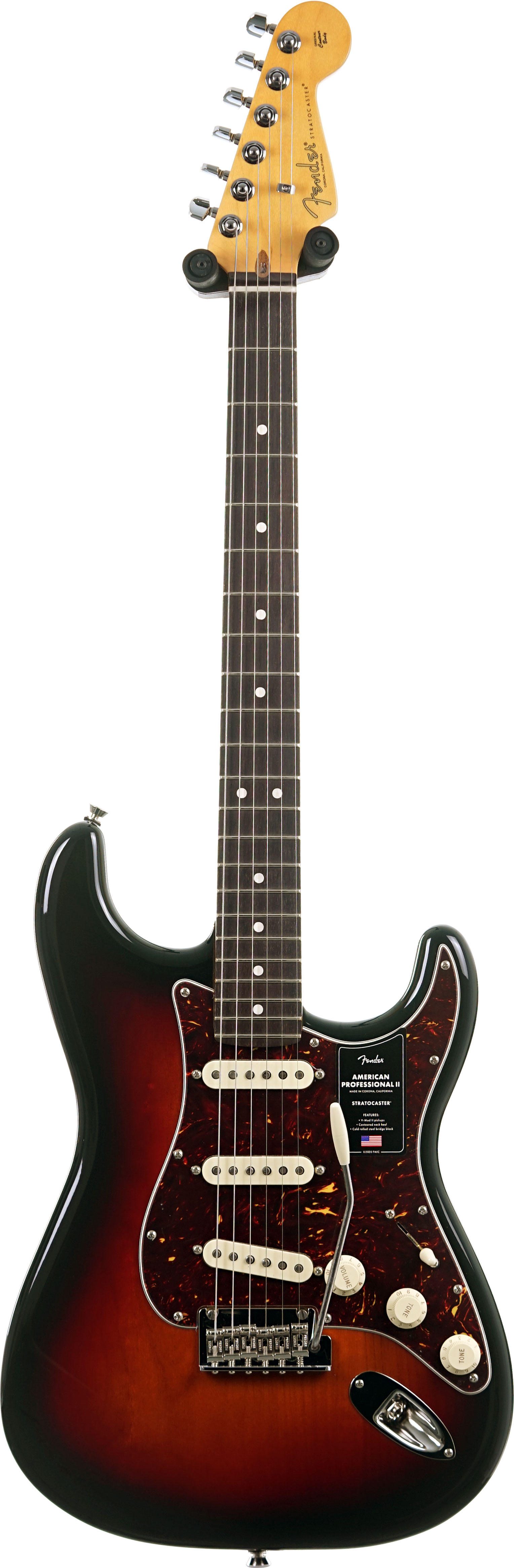 Fender American Professional II Stratocaster 3 Tone Sunburst Rosewood Fingerboard #US25064297