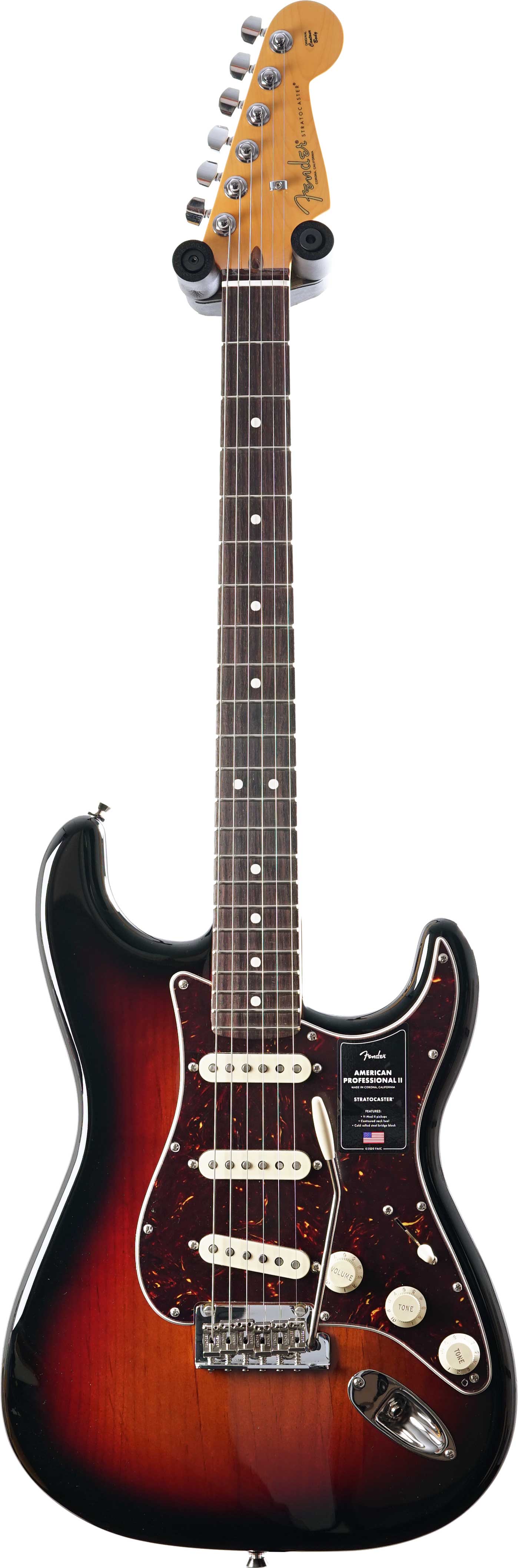 Fender American Professional II Stratocaster 3 Tone Sunburst Rosewood Fingerboard #US25068085