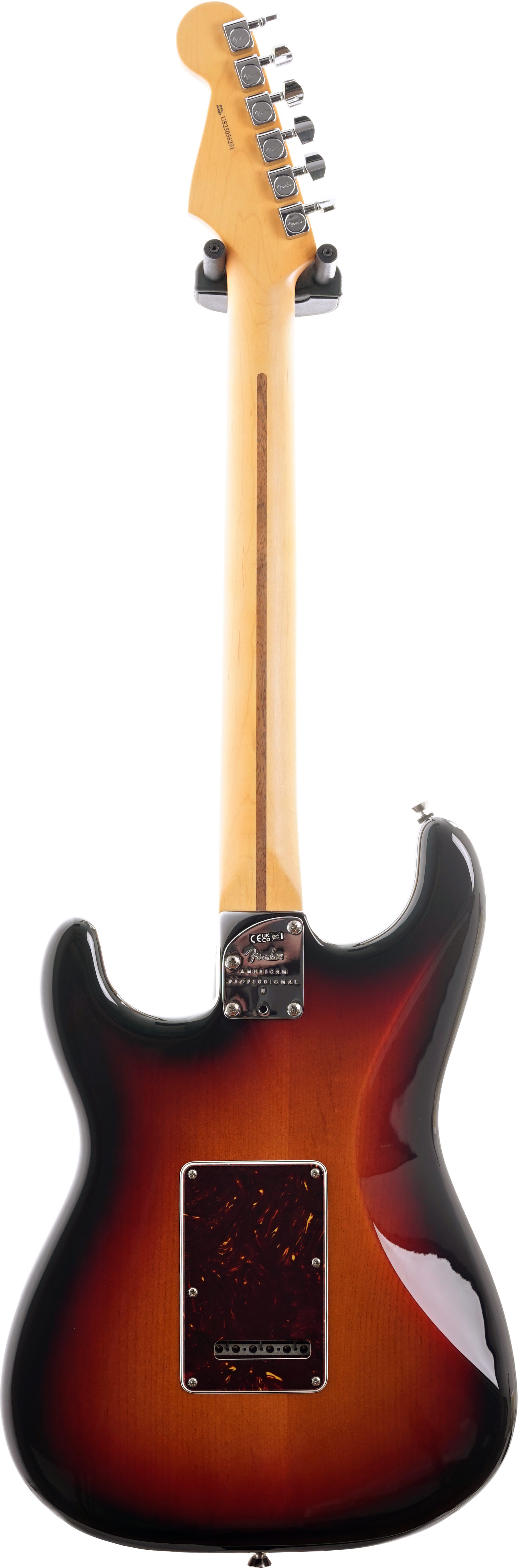 Fender American Professional II Stratocaster 3 Tone Sunburst Rosewood Fingerboard #US25056291