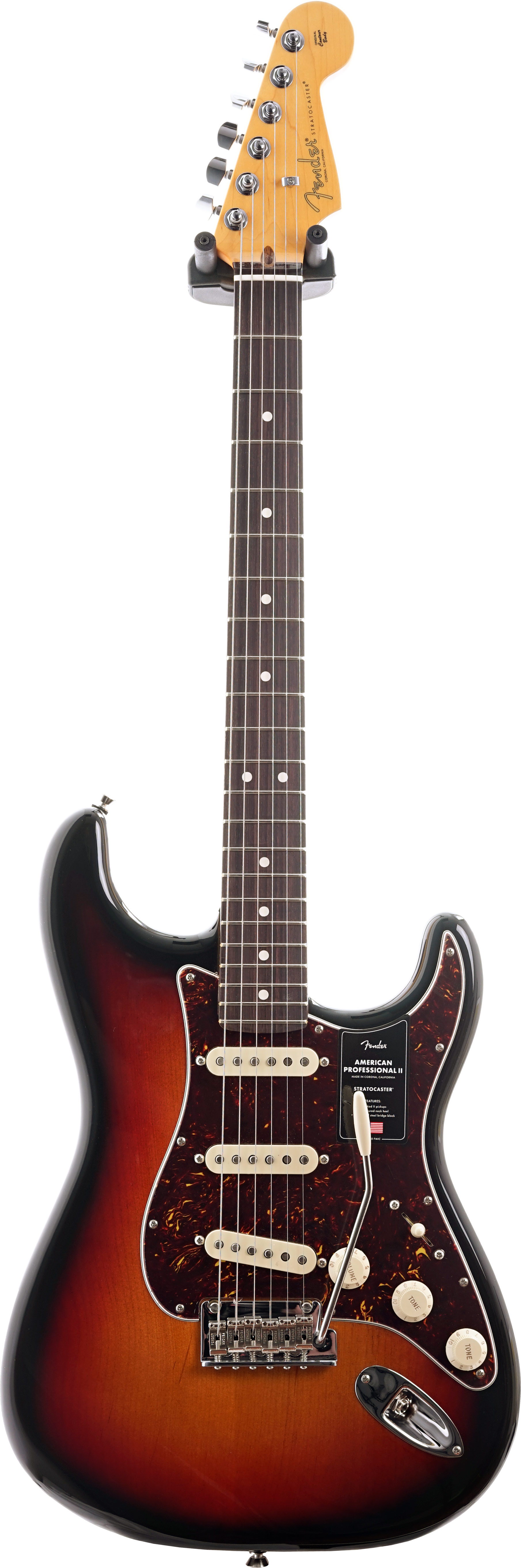 Fender American Professional II Stratocaster 3 Tone Sunburst Rosewood Fingerboard #US25056291