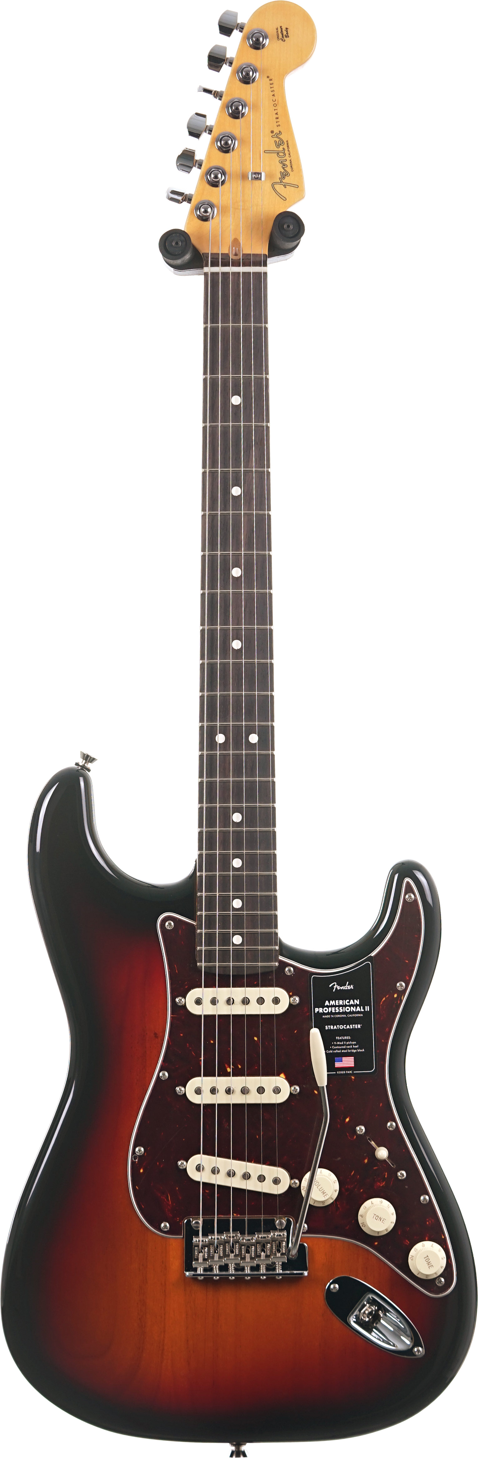 Fender American Professional II Stratocaster 3 Tone Sunburst Rosewood Fingerboard #US25092833