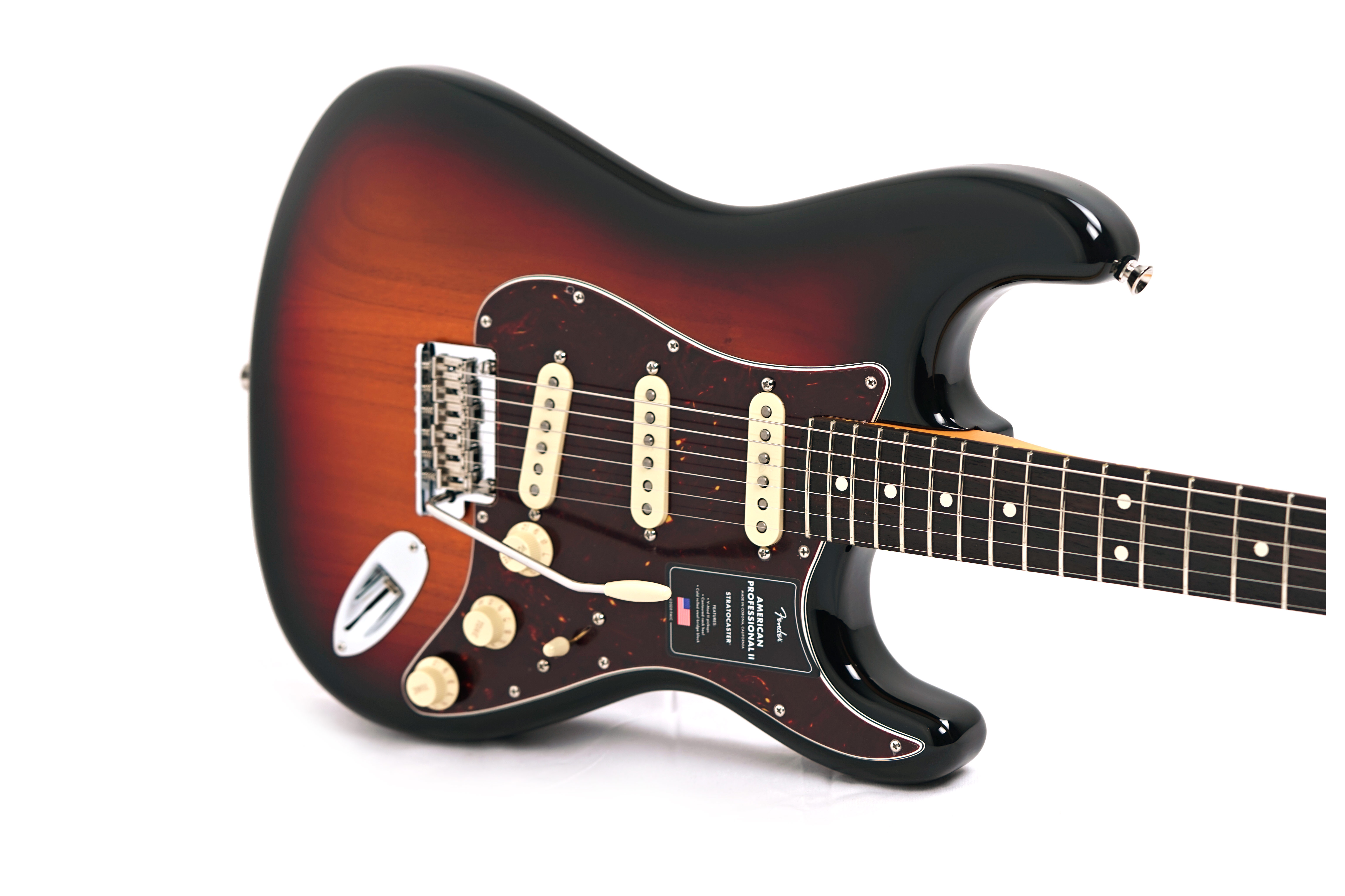 Fender American Professional II Stratocaster 3 Tone Sunburst Rosewood Fingerboard #US25092833