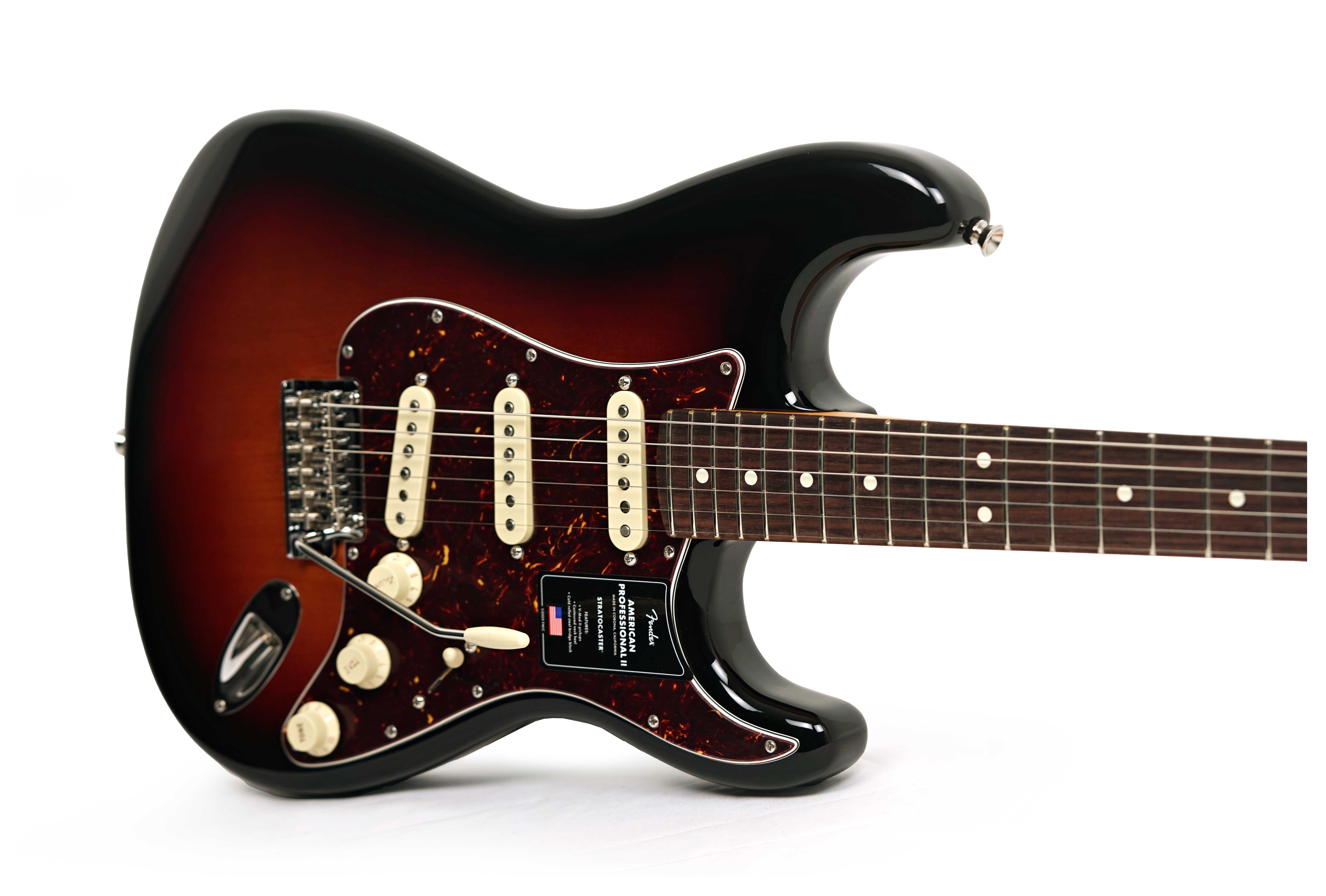 Fender American Professional II Stratocaster 3 Tone Sunburst Rosewood Fingerboard #US25069786