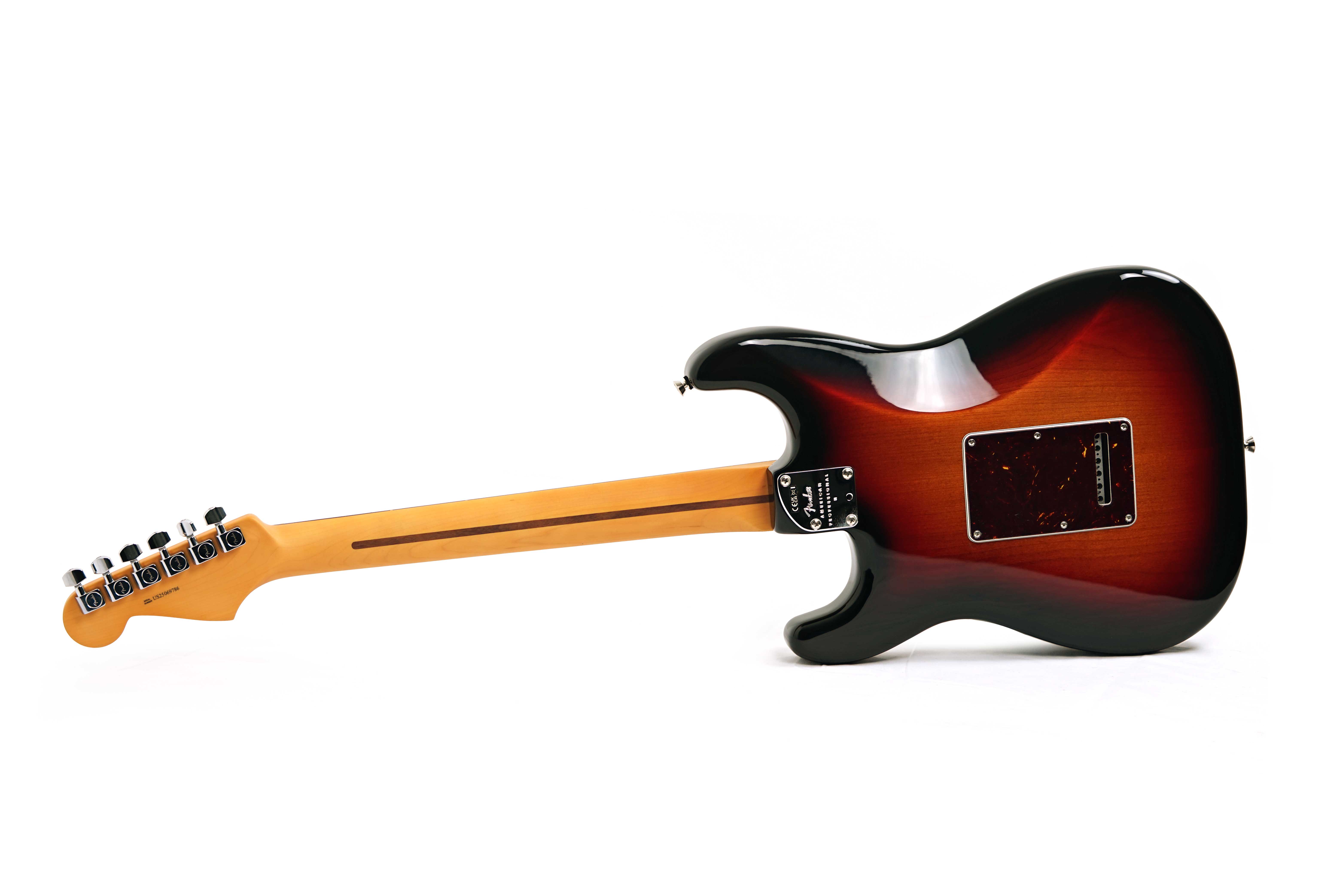 Fender American Professional II Stratocaster 3 Tone Sunburst Rosewood Fingerboard #US25069786