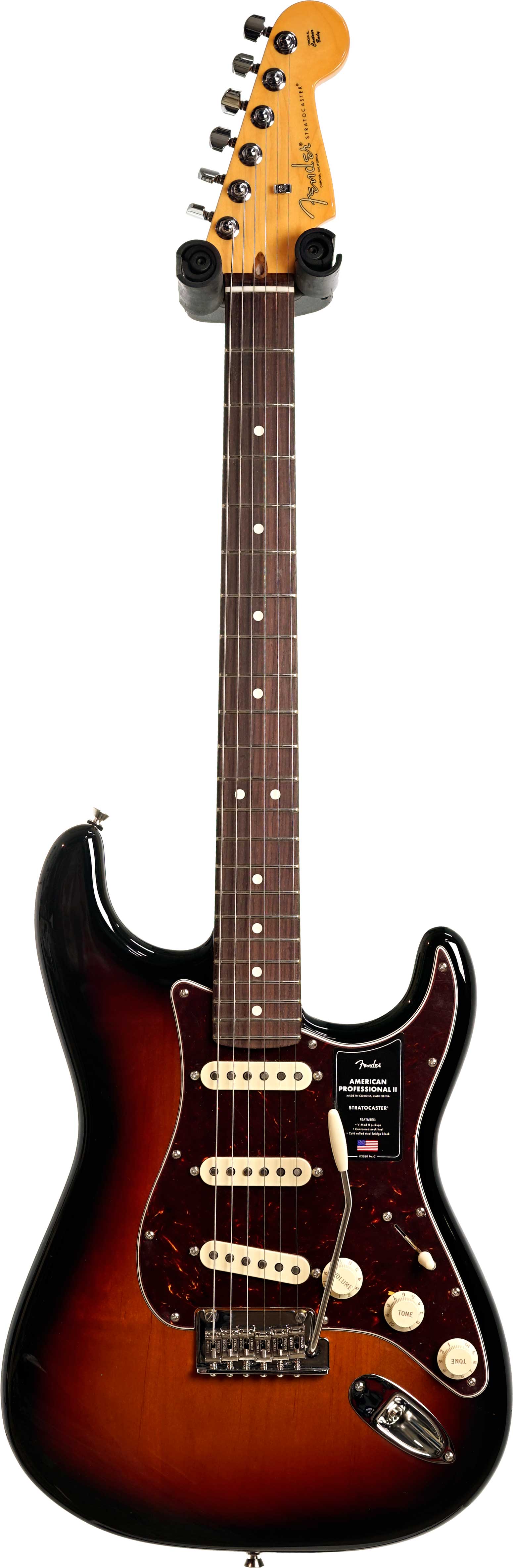 Fender American Professional II Stratocaster 3 Tone Sunburst Rosewood Fingerboard (Nearly New) #US25052887