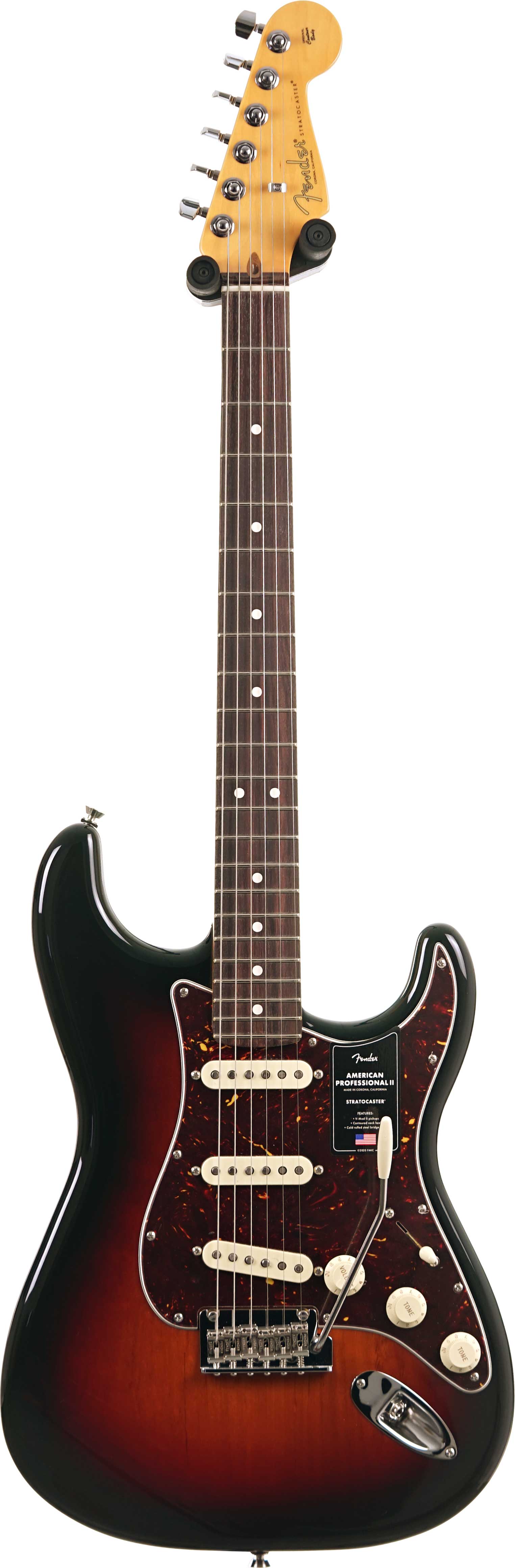 Fender American Professional II Stratocaster 3 Tone Sunburst Rosewood Fingerboard (Nearly New) #US25052875