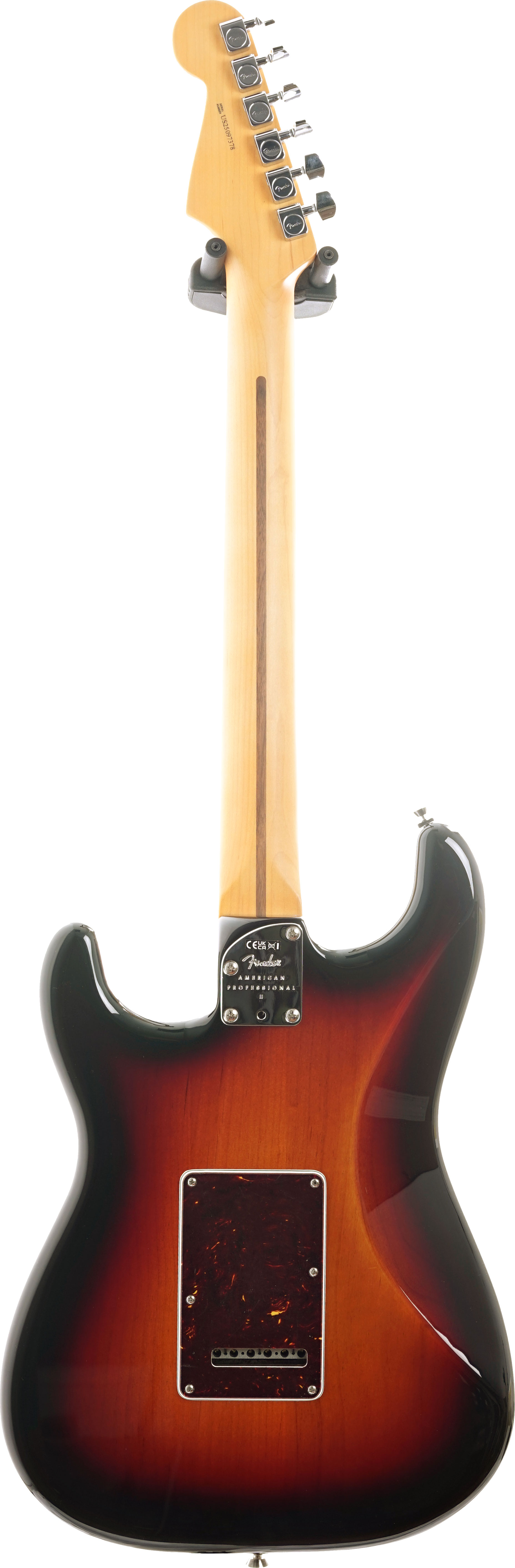 Fender American Professional II Stratocaster 3 Tone Sunburst Rosewood Fingerboard #US25097378