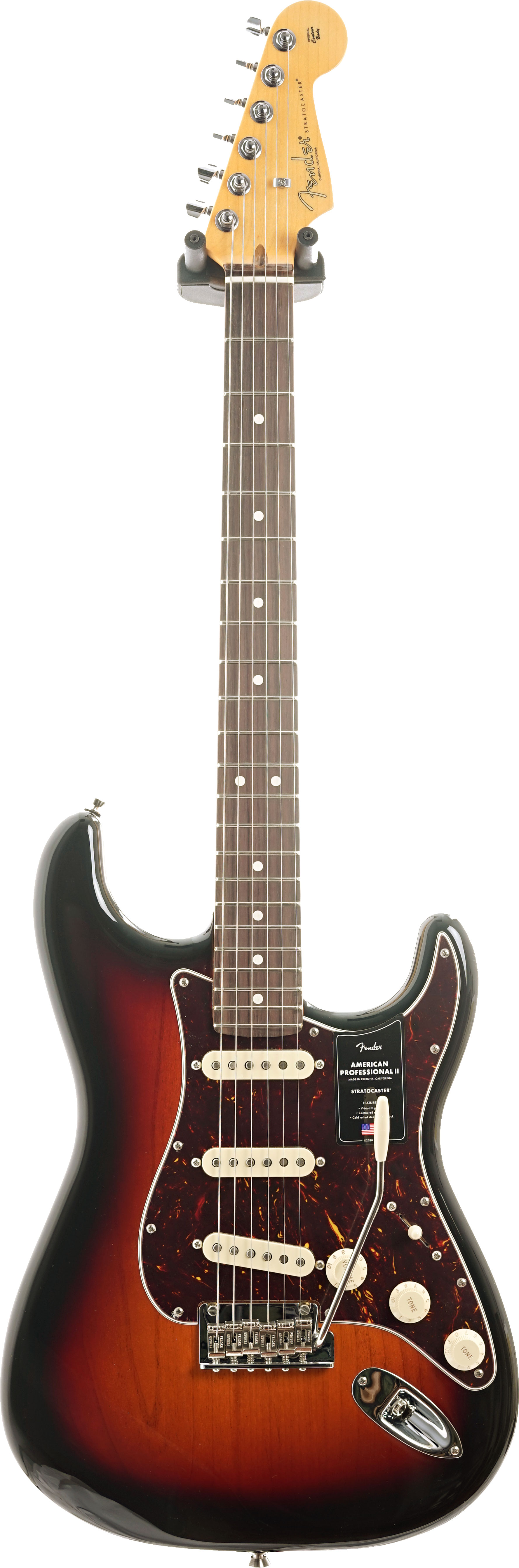 Fender American Professional II Stratocaster 3 Tone Sunburst Rosewood Fingerboard #US25097378