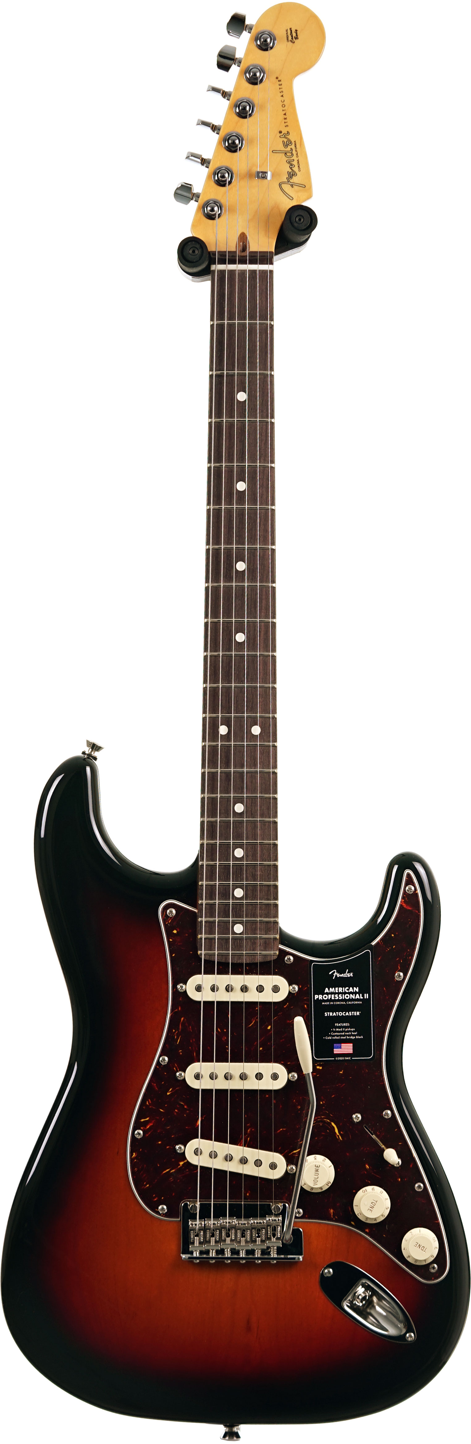 Fender American Professional II Stratocaster 3 Tone Sunburst Rosewood Fingerboard #US25097379