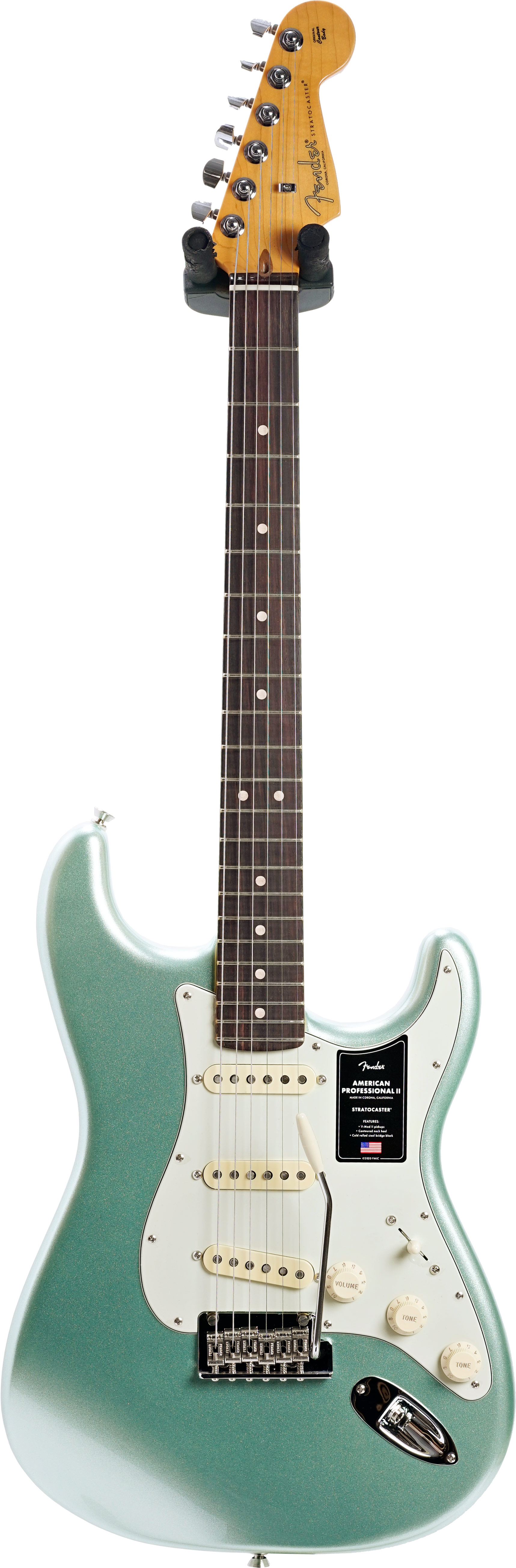 Fender American Professional II Stratocaster Mystic Surf Green Rosewood Fingerboard #US23049429