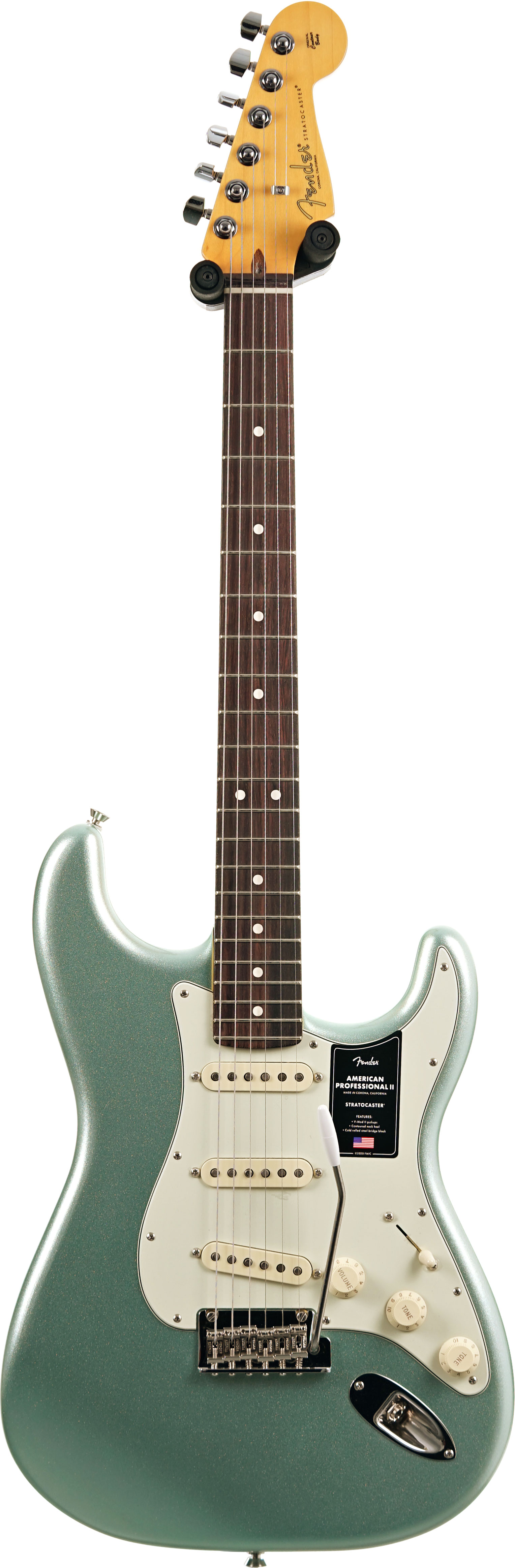 Fender American Professional II Stratocaster Mystic Surf Green Rosewood Fingerboard #US25072682