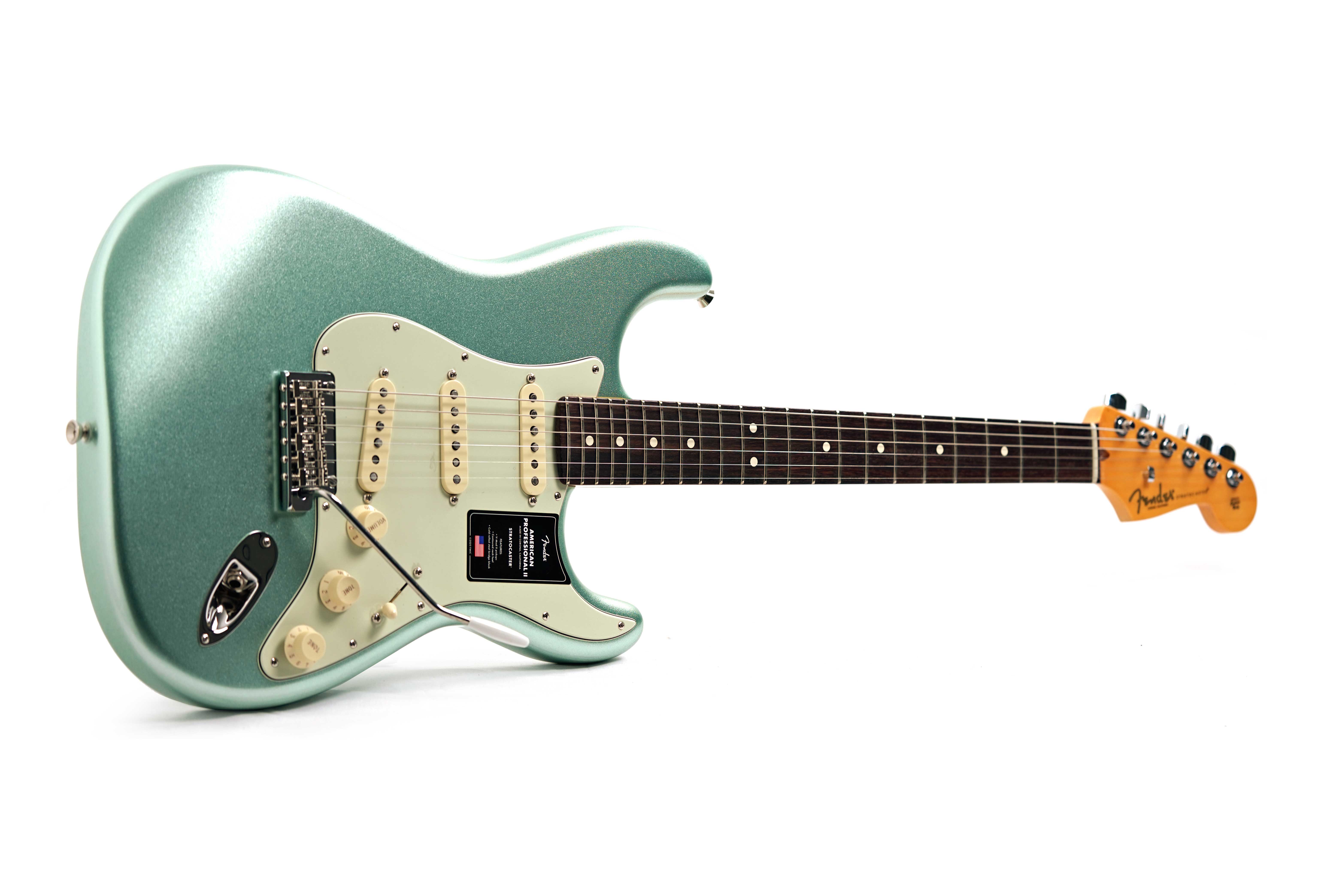 Fender American Professional II Stratocaster Mystic Surf Green Rosewood Fingerboard #US25072682